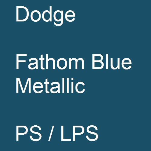 Dodge, Fathom Blue Metallic, PS / LPS.